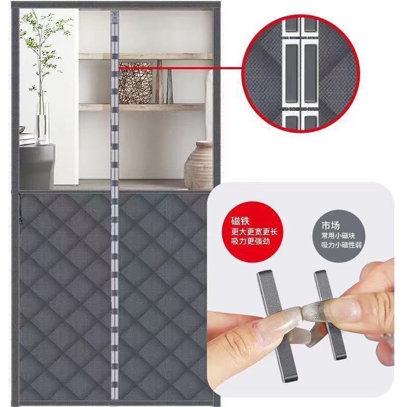 Winter transparent keep warm cold-proof windproof curtain