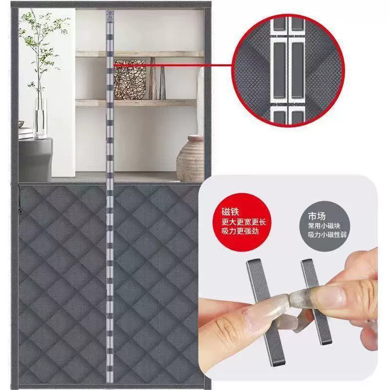 Winter transparent keep warm cold-proof windproof curtain