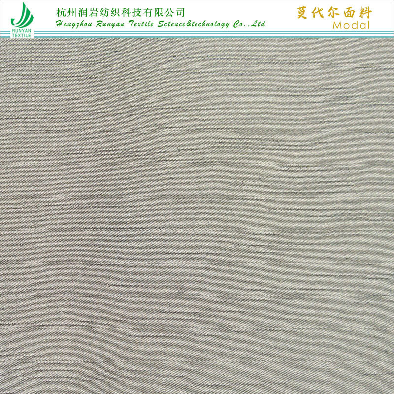 32*100D莫代尔涤竹节面料160gsm 莫代尔涤DTY竹节面料