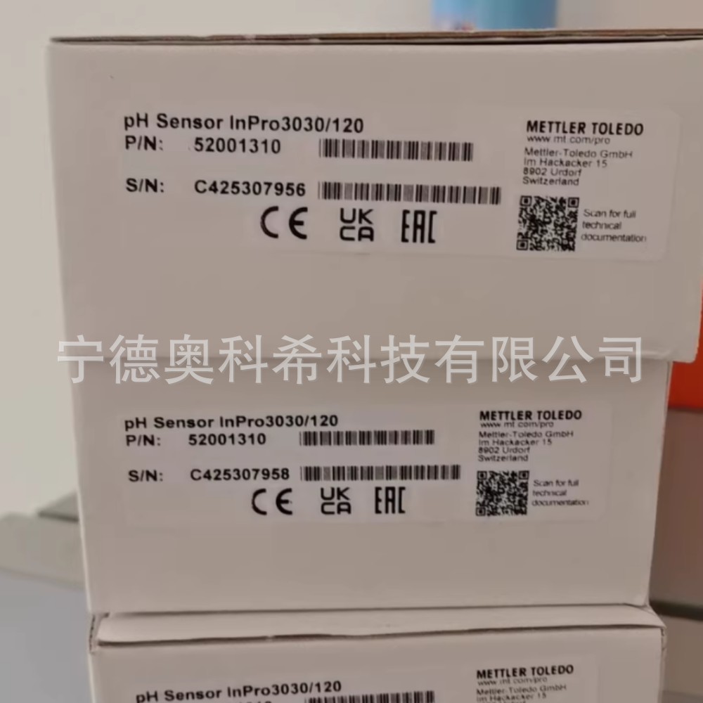 梅特勒电极  Inpro3030/120 货号： 52001310 电解液52201109议价