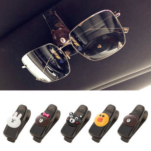 Car Glasses Clip Multifunctional Car Sunglasses Holder Car Eye Box Car Sun Visor Storage Clip