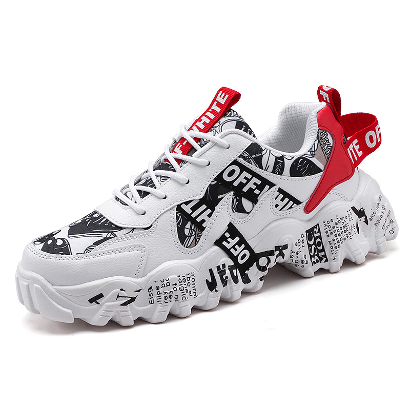 Transfronteriza verano transpirable zapatos de los hombres de estilo coreano de moda todos los deportes a juego zapatos de aumento casuales Internet celebridad Daddy ins zapatos de moda hombres