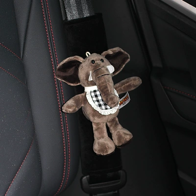 Car Seat Belt Shoulder Cover, Seat belt shoulder pad - little-elephant-crystal-velvet-shoulder-cover-hand-sewn