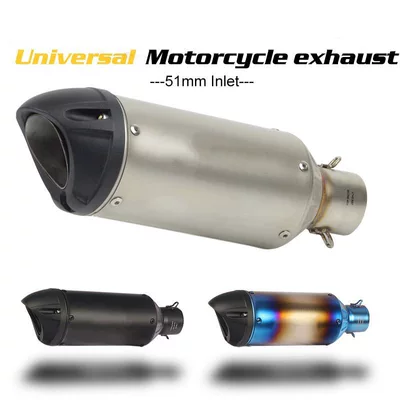 Motosiklet SC ördək dimdiyi qaz borusu Kawasaki Z900 Z400 Duke390 Gsx-250R