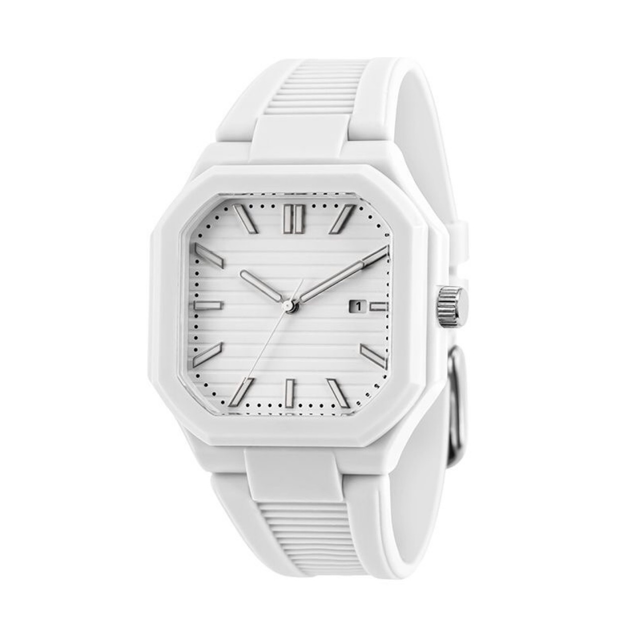 Cross-Border Light Luxury High-End Plastic Watch for Men and Women, Plastic High-Value Waterproof Watch Nautilus Quartz Watch