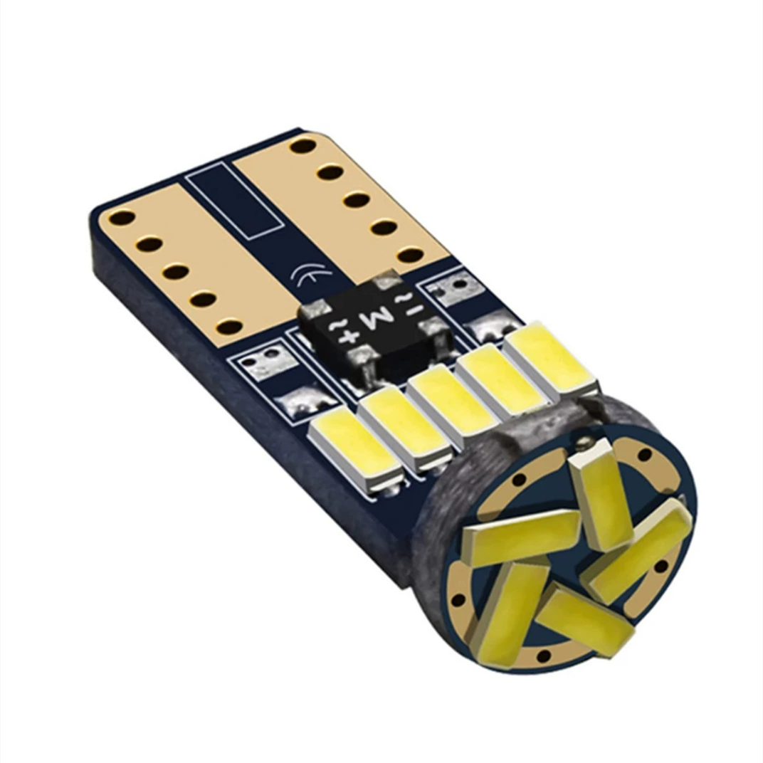 Индикатор ширины декодирования T10 Автомобильный светодиодный свет 4014 15smd индикатор ширины декодирования подсветка освещения номерного знака