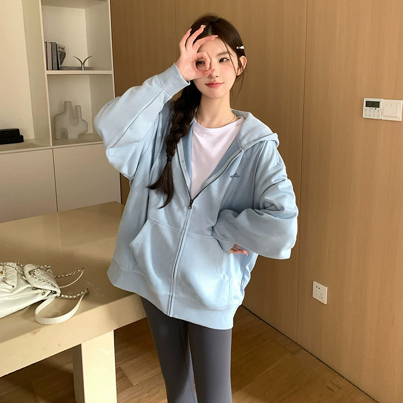 Реальный набор для беременных повседневных костюмов 2024 весна и осень новый кардиган свитер корейская версия пушистых брюк из оленьей кожи свободные брюки из двух частей