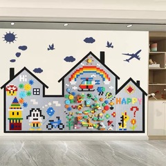 積み木の底板はレゴの大きい粒子の積み木の壁の幼稚園の壁掛け式の床の台の底のテーブルと互換性があります。
