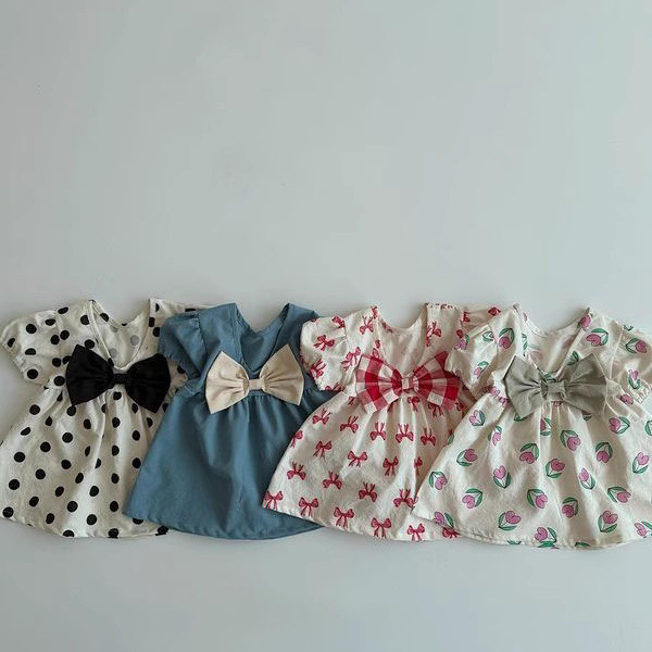 106059819@qq.com Nouvelle collection de vêtements pour enfants style coréen été 2026 - Robe de princesse élégante pour bébé fille_voghion.com