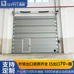 跨境加强背筋提升门彩钢板滑升门CE自动化工厂保温快速钢制提升门