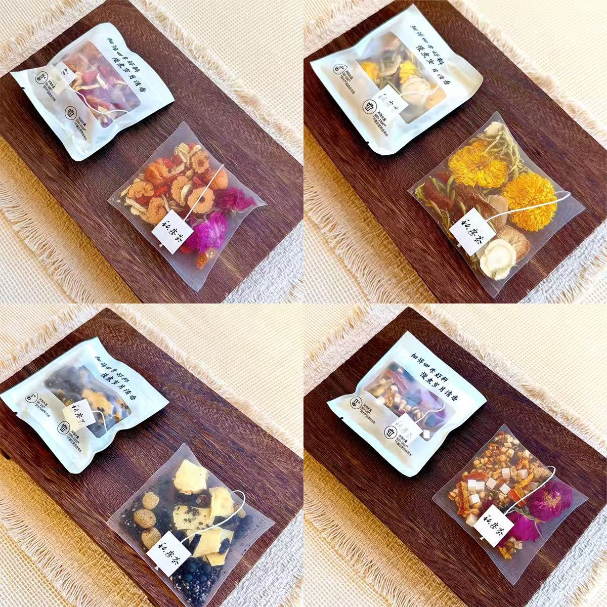 Sour Jujube Seed Rose Herbal Tea Suan Zao Ren Cha 60g Gift Box Brewing Tea Blend key features
