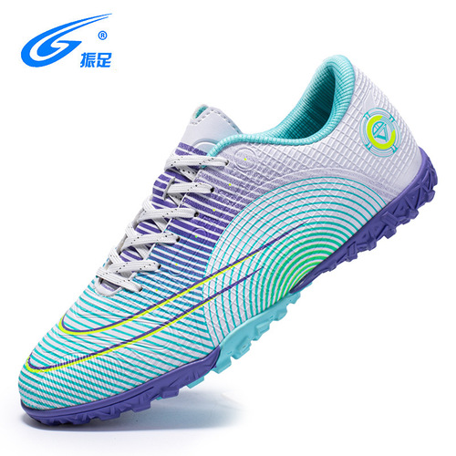 Zhenzu football shoes for boys and girls, low cut spiked rubber soles, jelly color football sneakers, wholesale dropshipping