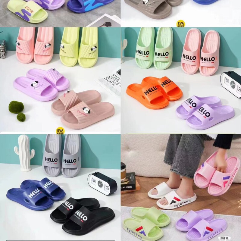 Unisex Mixed Style Eva Summer Slippers, Open-Toe Summer Sandals, Wholesale from 10 Yuan Store