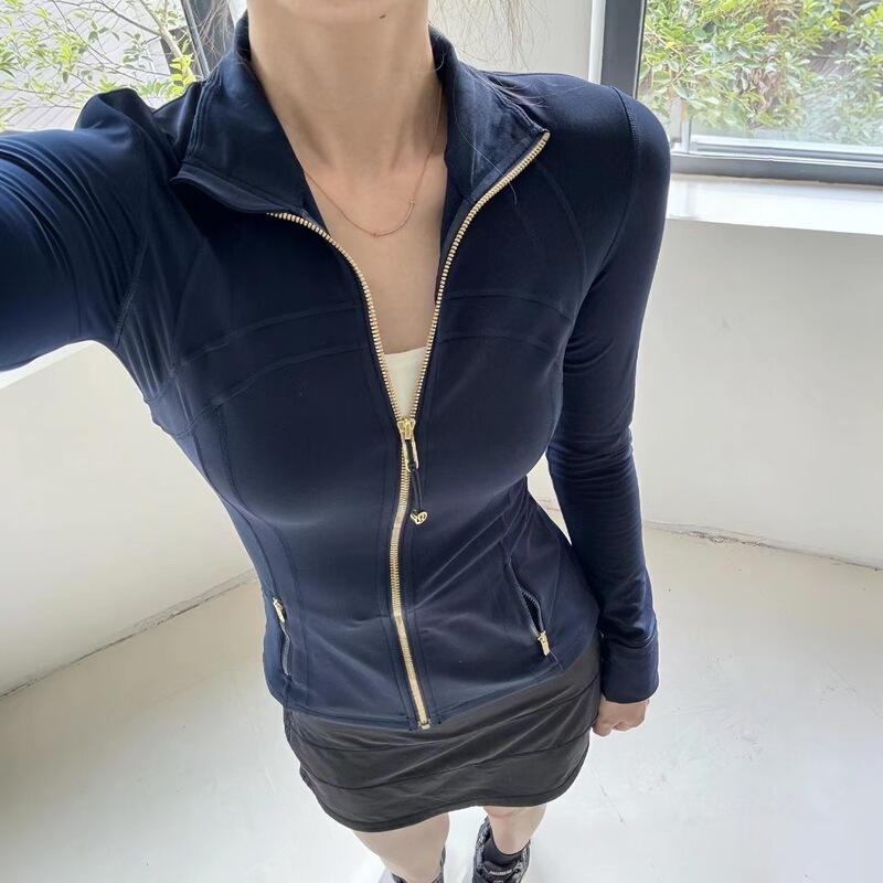 Yoga Apparel Define LULU Slim-Fit Long-Sleeve Jacket Casual Sports Running Quick-Dry Fitness Women's Coat