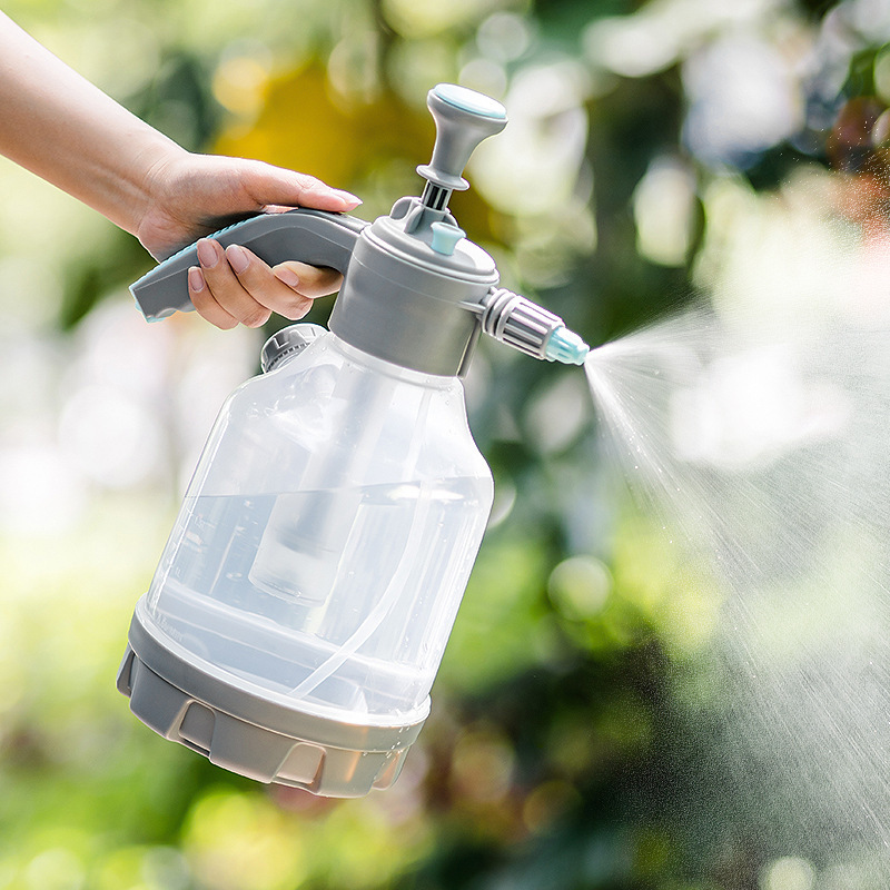 Jardinería de riego transparente pulverización neumática doméstica pulverización de plástico de limpieza 3L gran capacidad pulverización de desinfección de alcohol
