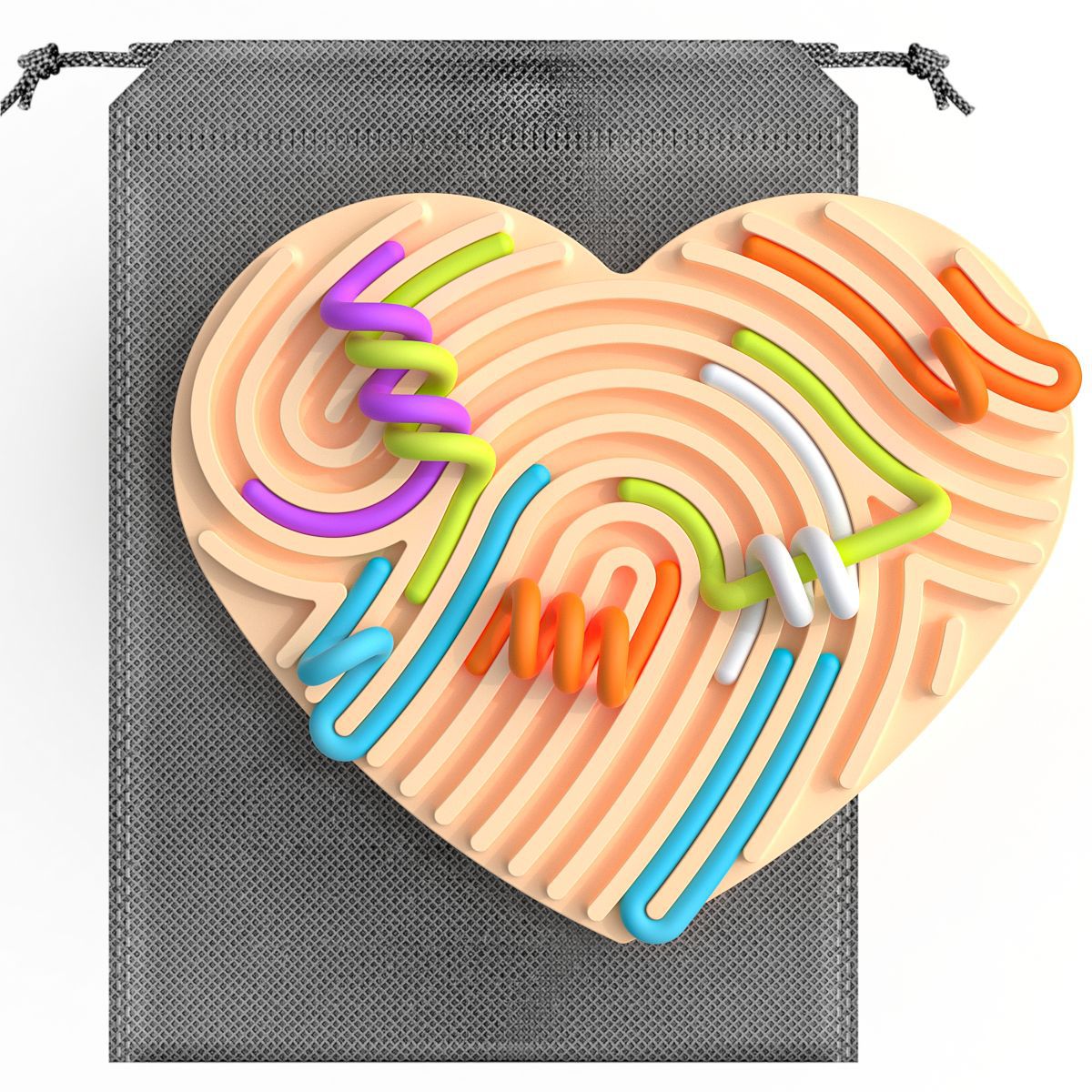 Nuevo juguete educativo de tablero de actividades sensoriales Tablero de actividades sensoriales juguete de descompresión de silicona