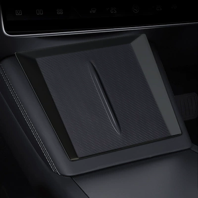 Suitable for Tesla Model3 Huanxin Central Control Wireless Charging Car Anti-Slip Pad Car Charging Board Silicone Pad (Anti-slip mat) - huanxin-3-y-wireless-charging-black-anti-slip-pad