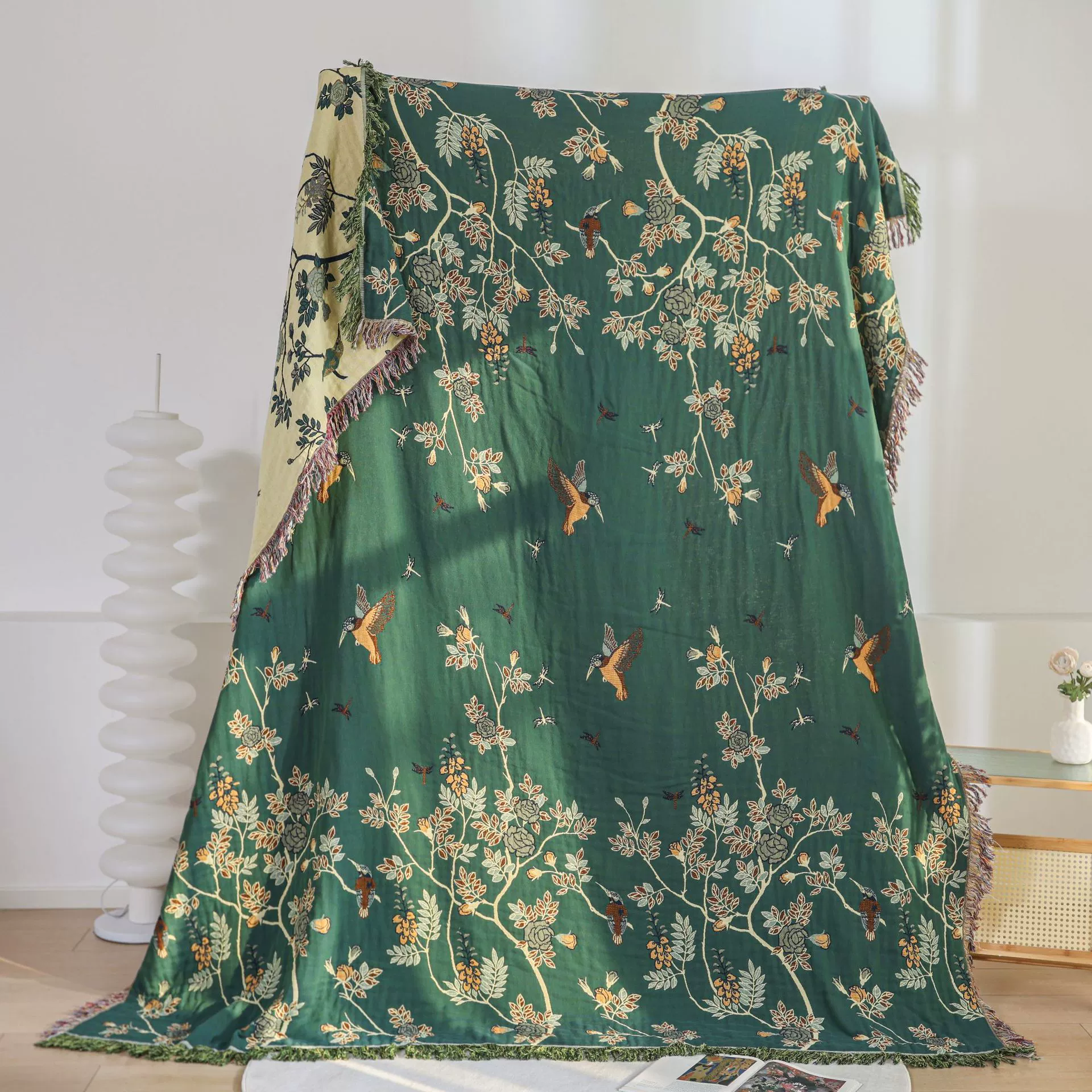 Cotton gauze towel, duvet