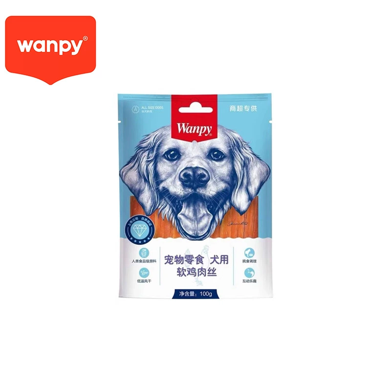 Лакомства для собак Naughty Chicken Jerky, 100 г, мягкие полоски из куриной грудки для маленьких собак, награды для дрессировки питомцев