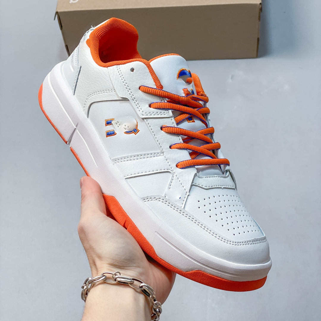 High-quality Roger co-branded tennis sneakers, shock-absorbing, comfortable, breathable, versatile white shoes for men and women, suitable for sports and casual wear