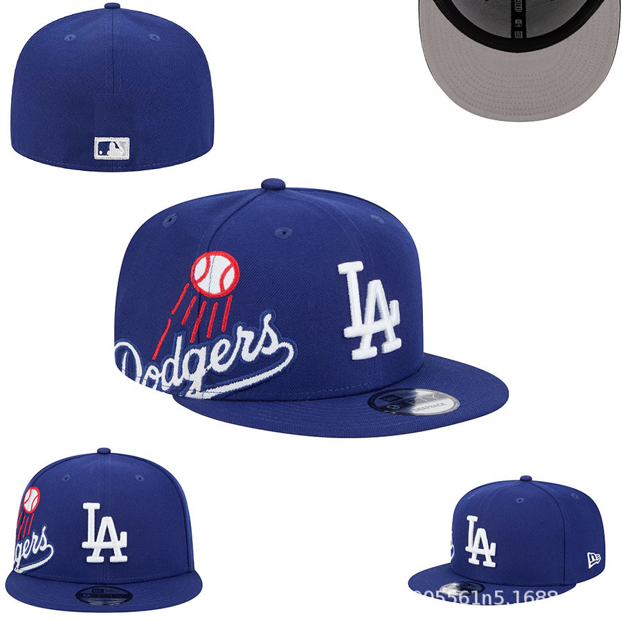 Todo cerrado, no ajustable, anti-uso de sombreros de béisbol al por mayor de comercio exterior de LA, hombres y mujeres, sombrilla de hip-hop estadounidense, sombrero de ala plana NY