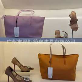 法式时尚流行便利托特包大号中号单肩包女大容量手提包纯色通勤包