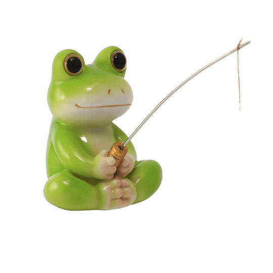 Frog Ancient Fish Tank Aquarium Fishing Rockery Flowing Water Landscaping Ornaments Fish Pond Decorations Potted Micro Landscape