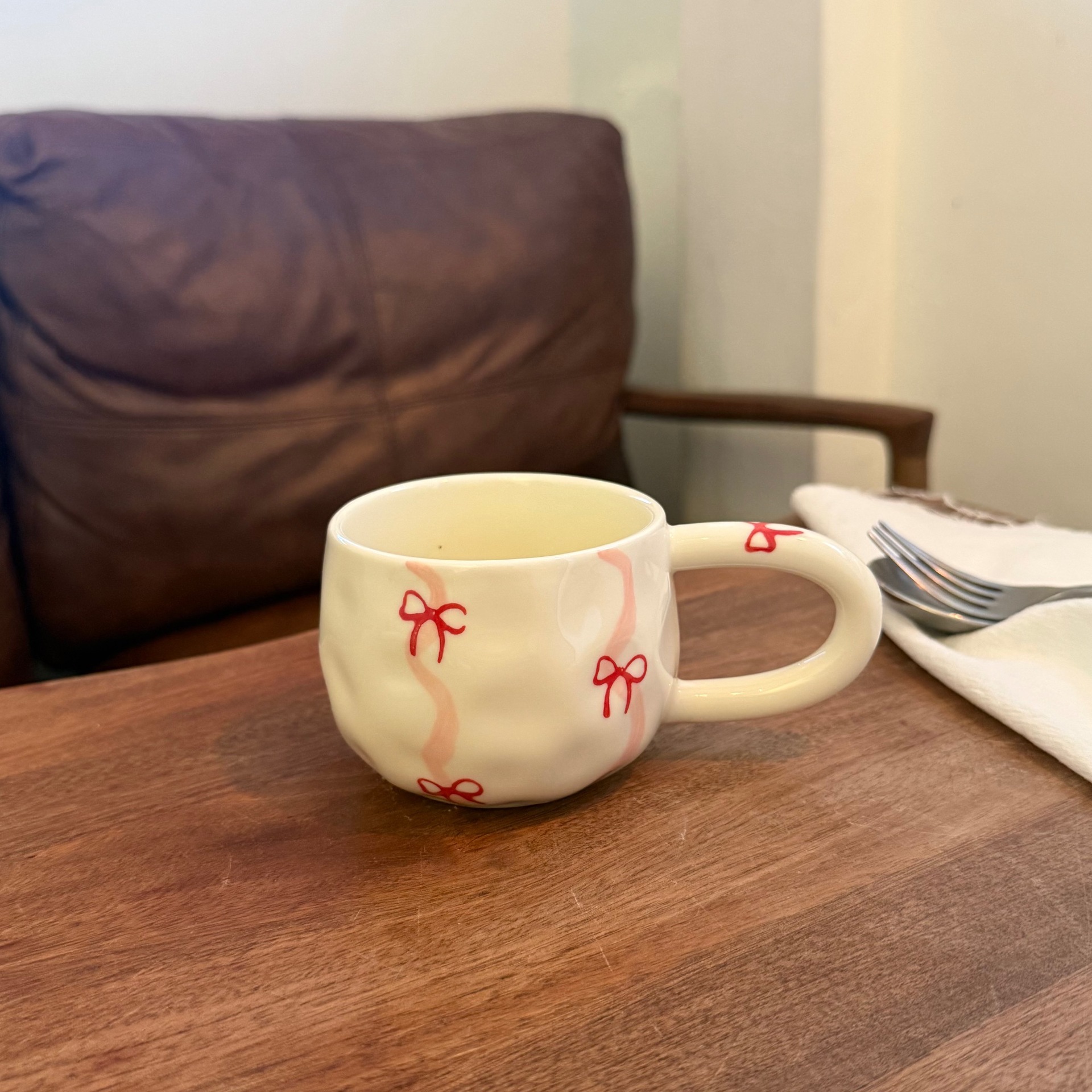 Navidad francesa retro pinza de mano pura pintada a mano taza de café de cerámica plato de alto valor plato de postre de té de la tarde
