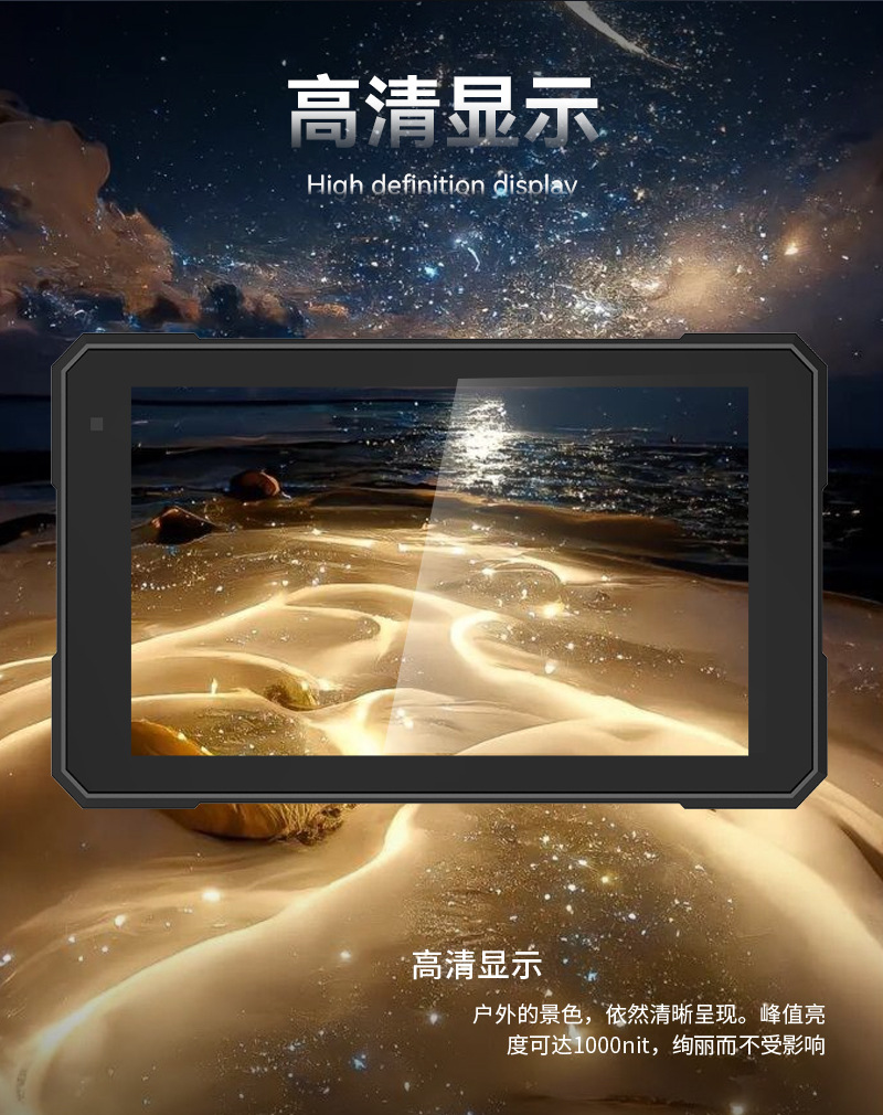 Cross-Border 5inch Car Navigation Waterproof Smart Cycling Motorcycle Navigation Hd Portable Carplay Portable Screen
