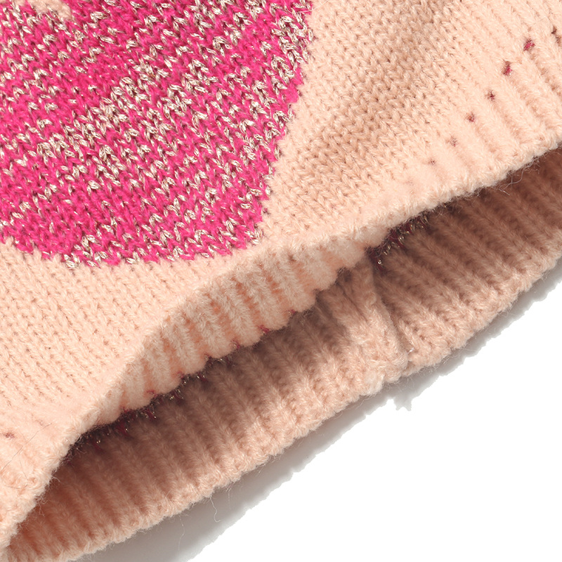 Warm Knitted Wool Hat For Women And Girls Simple Solid Colour_voghion.com
