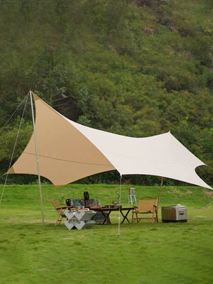 Tent for Outdoor Camping, Black-Coated, Avtomobil yan çətirləri