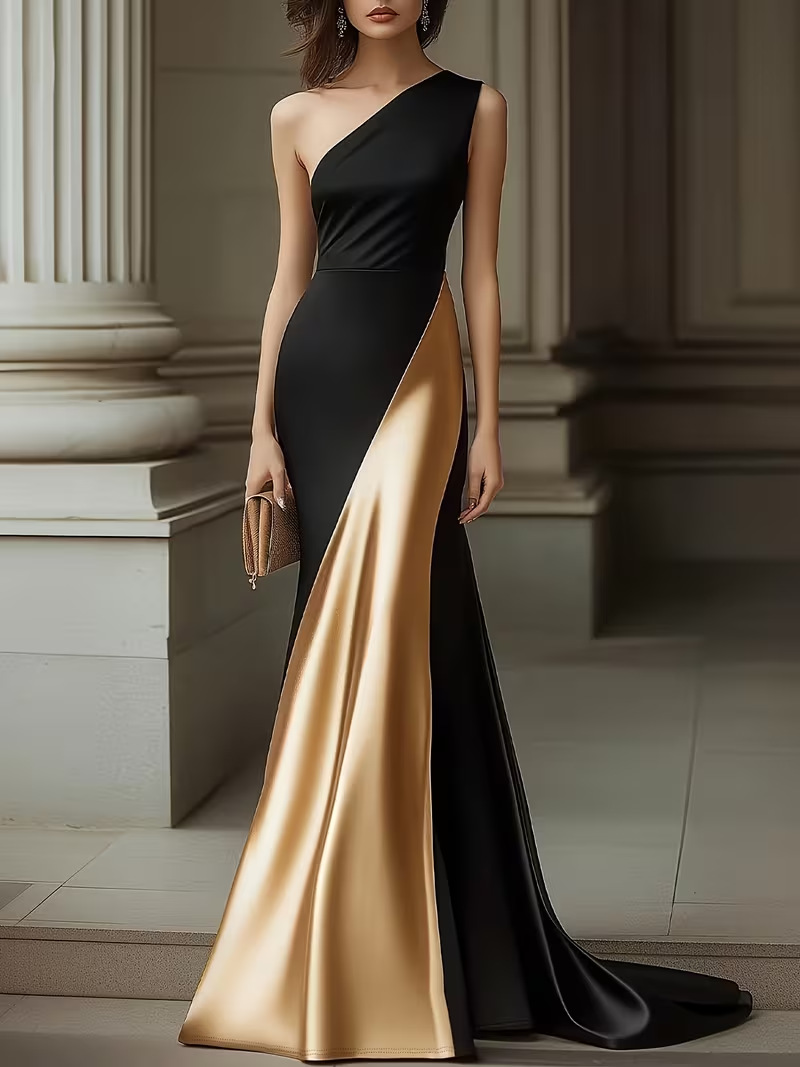 black evening dress
