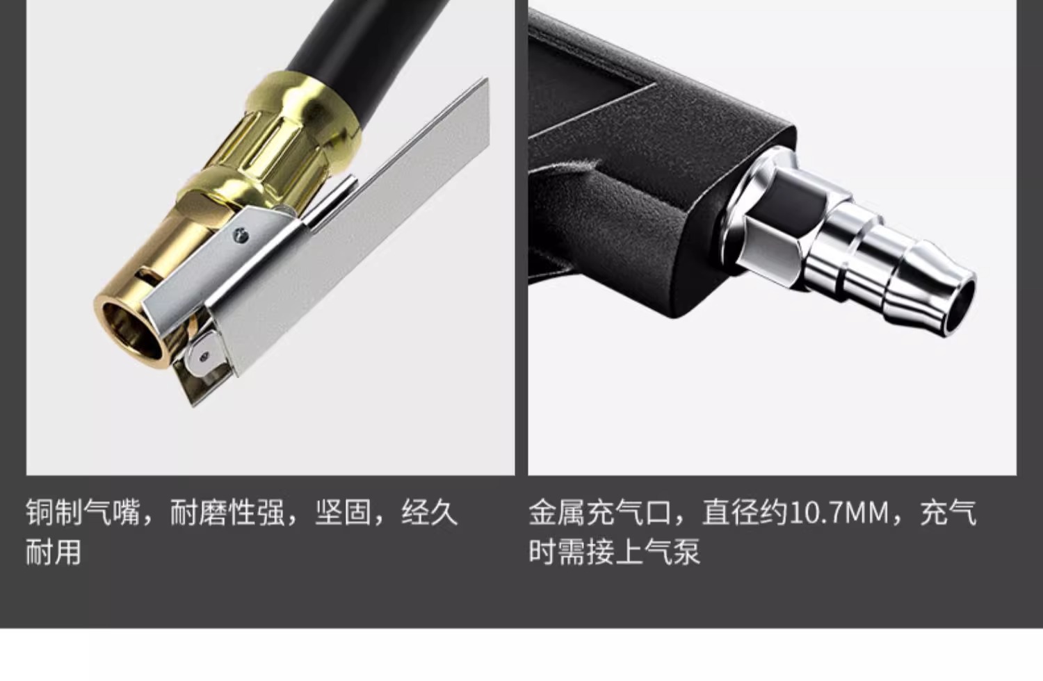 Tire pressure gauge barometer high precision with inflatable head car tire pressure monitor digital display filling gauge air gun