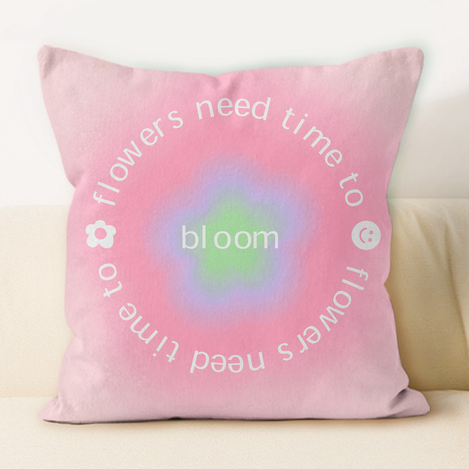 Almohada vaporwave estilo ins para niñas, cojín moderno para sofá de casa, almohada cuadrada de felpa para oficina, venta al por mayor