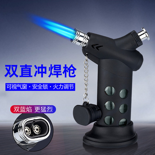 HL023 portable direct cigar flame gun welding gun barbecue lighter igniter ignition gun outdoor moxibustion