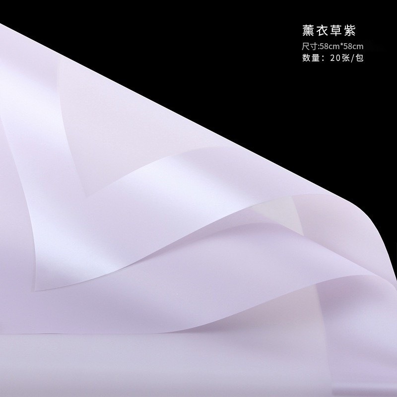 Lizhi Ran falda tutú película de gelatina borde capa papel de embalaje de flores ramo papel de embalaje al por mayor