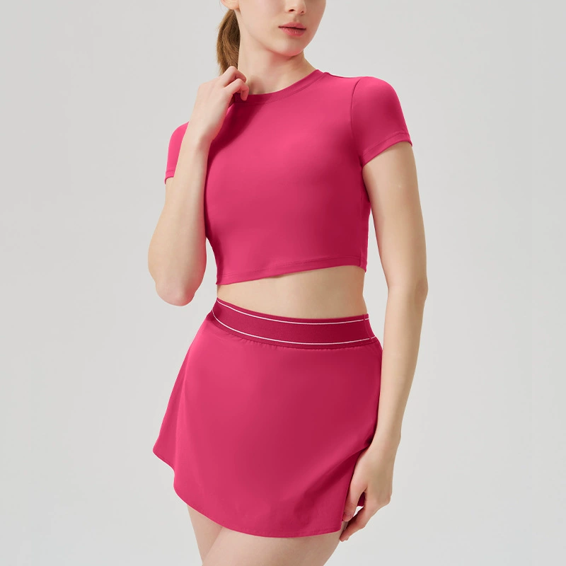 Новое повседневное спортивное нижнее белье, теннисная юбка с защитой от воздействия, спортивный костюм для бега, йоги, костюм для фитнеса