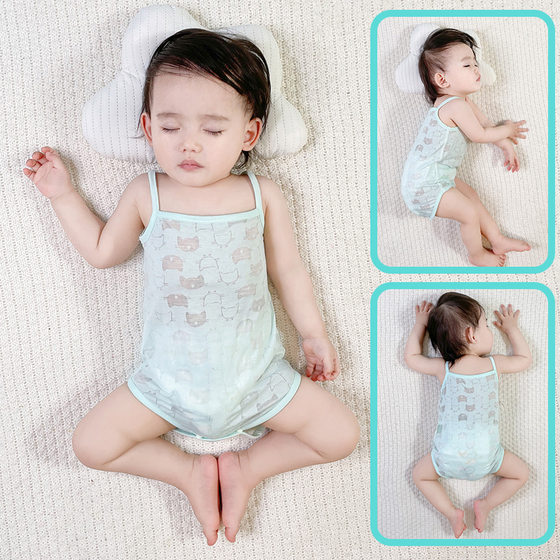 Infant Clothing Summer Thin Baby's Hip Wrapping Clothes Children's Belly Protecting Triangle Climbing Clothes Hare Clothes Newborn's Fart Wrapping Clothes
