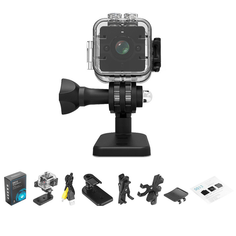 Cross-Border Factory Sq12 Spot Waterproof High-Definition 1080 Outdoor Wifi Night Vision Monitoring Cycling Sports Dv Camera