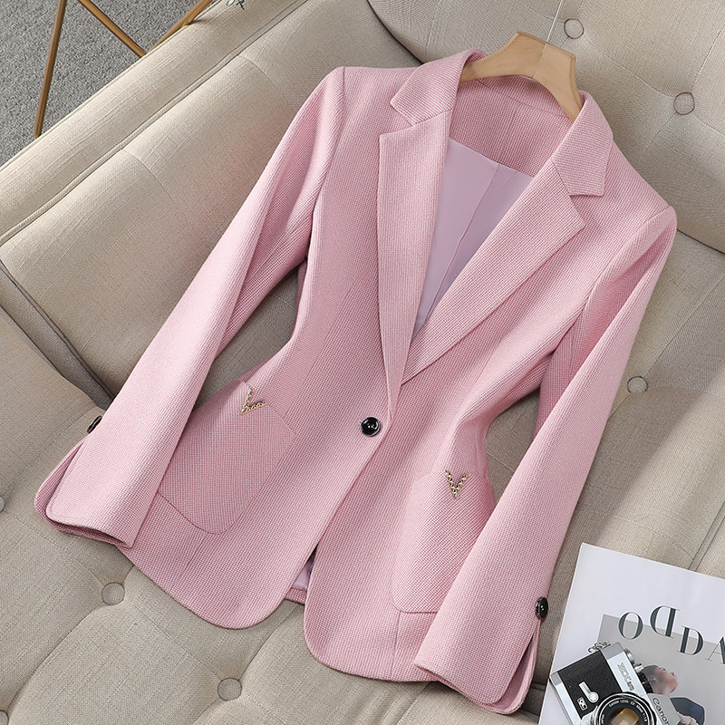 Women's Clothing popular small suits for women spring and autumn new style temperament slim professional jacket temperament commuter formal suit_voghion.com