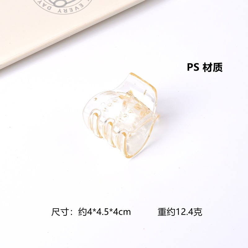 4cm小・中型PC素材クリップ DIYヘアピン ボトムクリップアクセサリー ヘアピン 後頭部固定 ハイポニーテール シャーククリップ|undefined