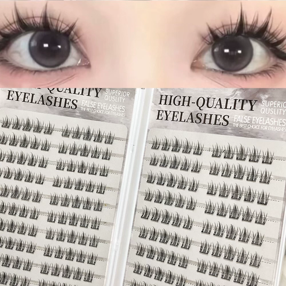 False Eyelashes, mixed capacious sets, custom European style, glue-free options