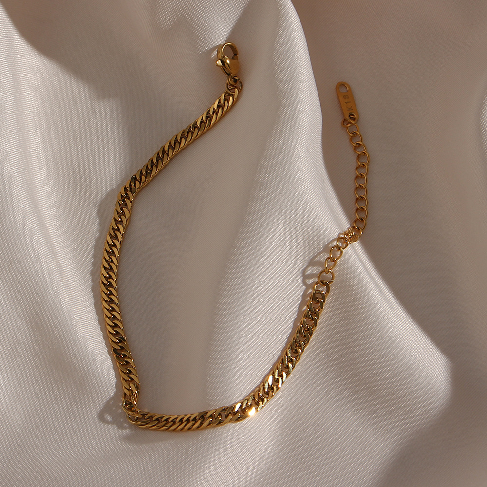 Simple Style Geometric Stainless Steel Necklace Plating Stainless Steel Necklaces