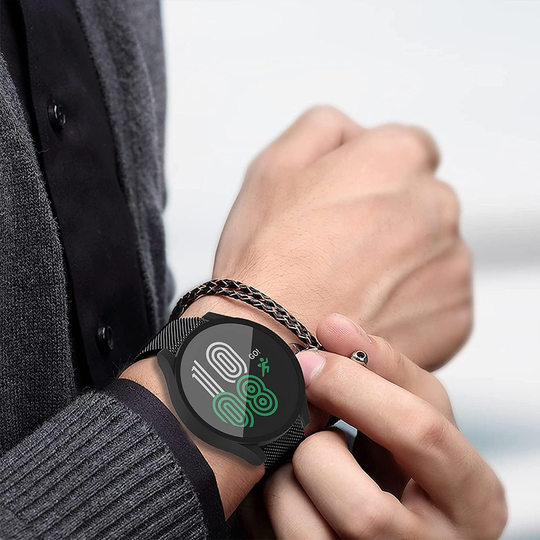 For Samsung galaxy watch7 FE frosted watch case watch6/5/PC case film integrated protective cover