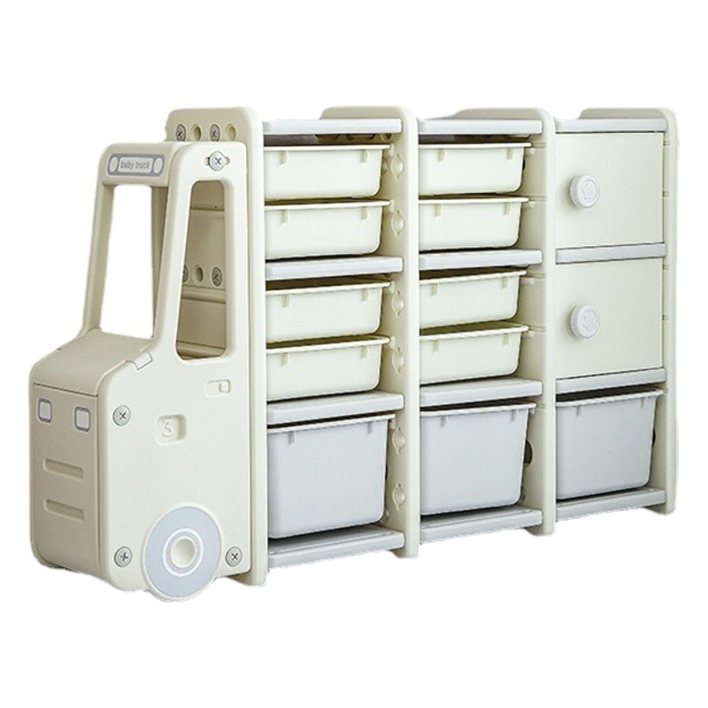 Estante de almacenamiento de juguetes para niños Babypods, estante de almacenamiento de juguetes para bebés, gabinete de almacenamiento de pie con cajones, estante organizador tipo cajonera