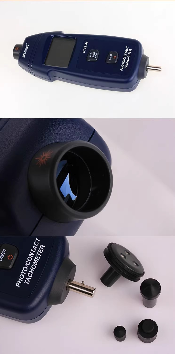 Xinbaoke Instrument Tachometer Dt2240E Flash Speed Meter Stroboscope Measuring Line Speed Meter Contact Speed Measurement