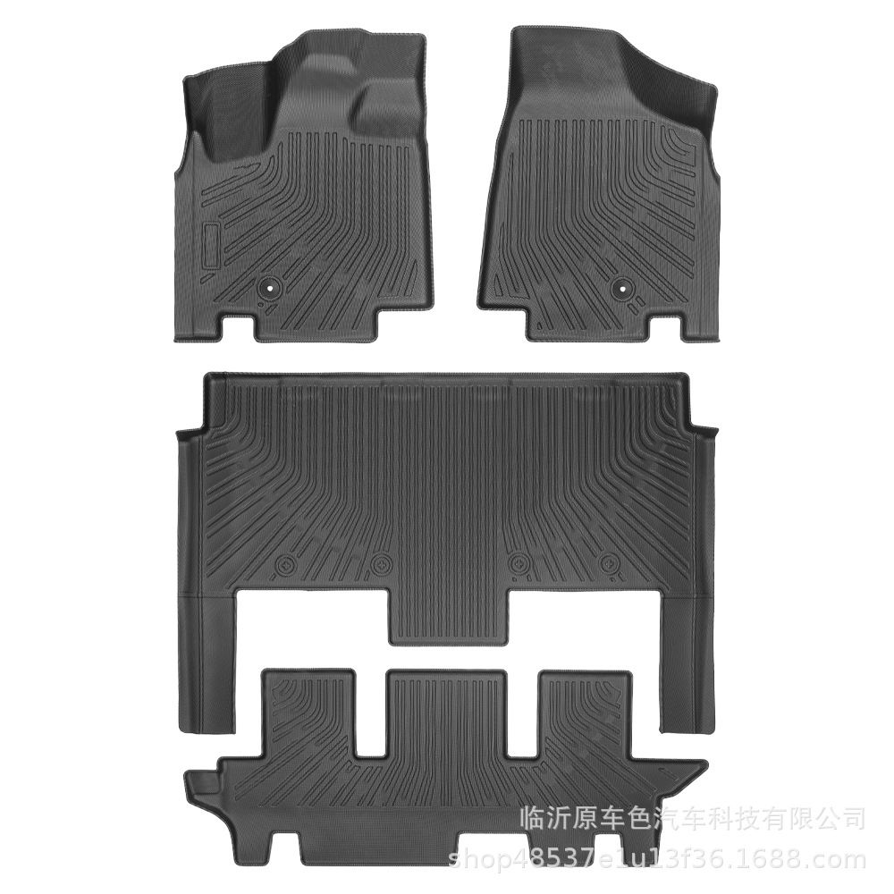 Aplicable a Dodge Caravan 2008 - 2021 TPE Foot Pad 3D All Weather Foot Pad Backpack Pad