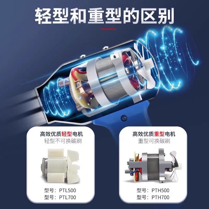 ✅高温热风枪工业级大功率小型手机维修烤枪可调温PP塑料焊枪吹风