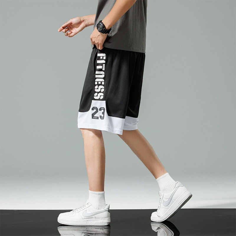 Американские высокие уличные баскетбольные шорты для мужчин летом