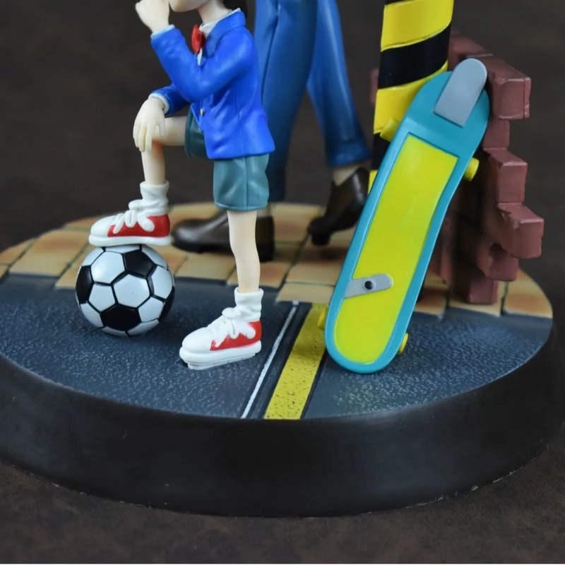 コナン GK ファイアフェニックス コナン&工藤新一 ダブルシーン スタチュー オーナメントモデル 箱入りフィギュア|undefined